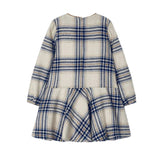 Mayoral Girls Navy Check Dress